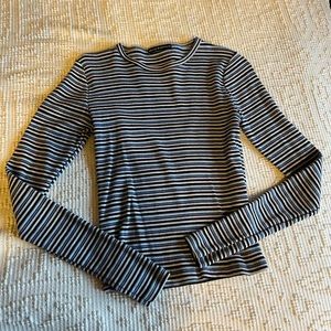 Brandy Melville blue stripped long sleeve